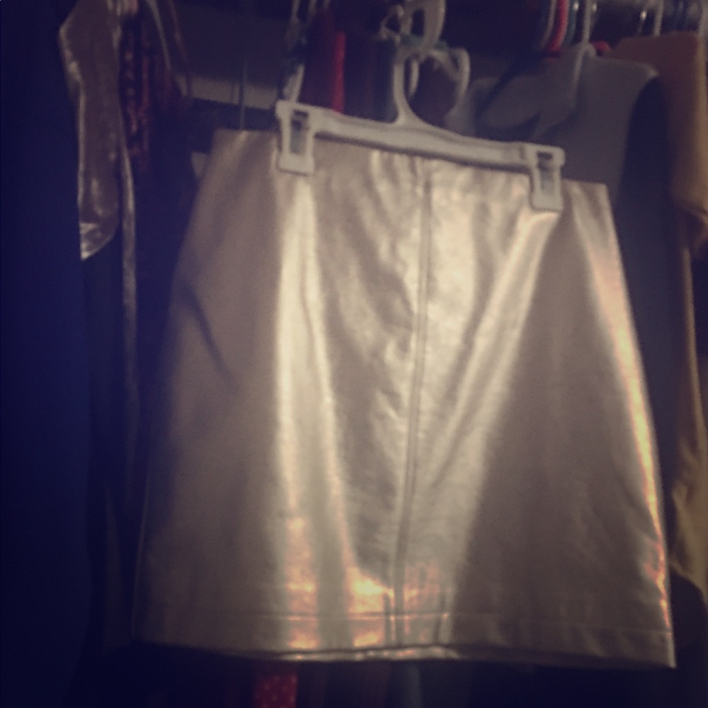 Leather skirt